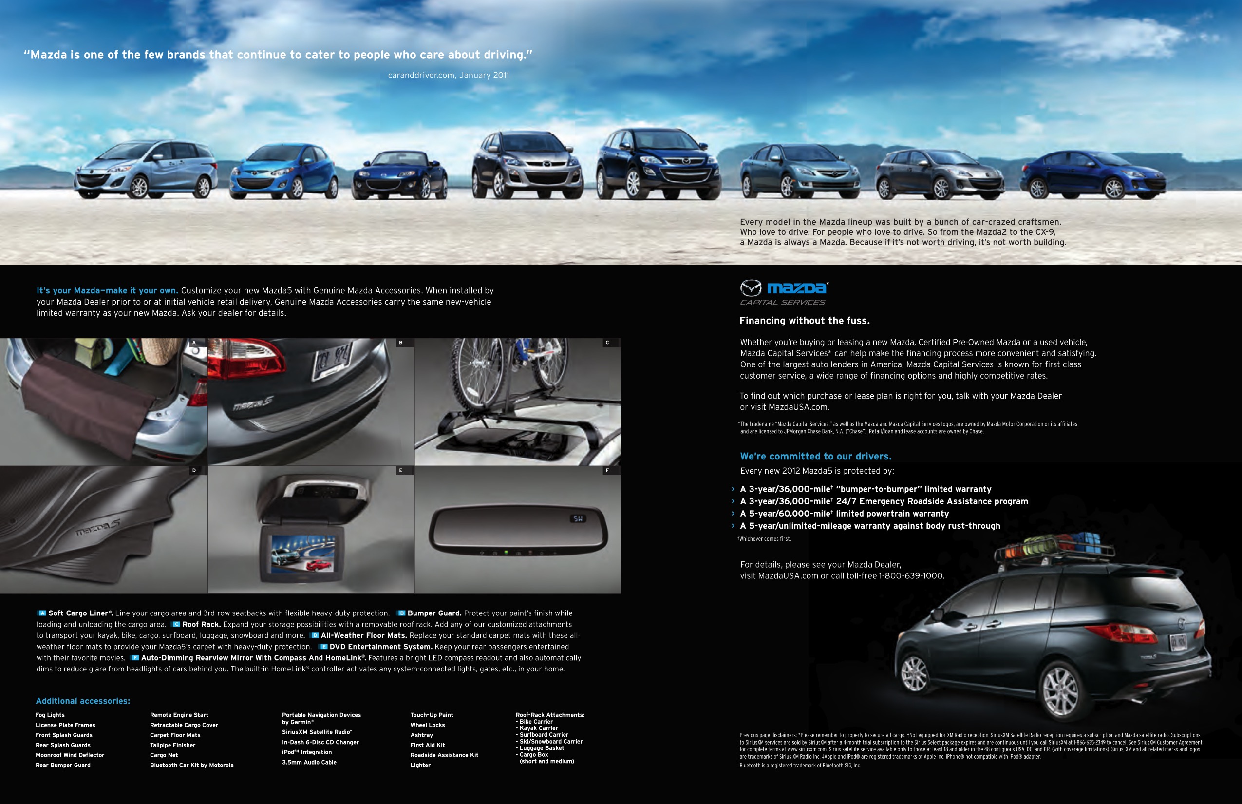 2012 Mazda 5 Brochure Page 2